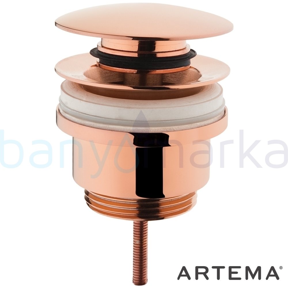  Artema Lavabo Yuvarlak Süzgeci (Universal-Basmalı aç-kapa) - A45149 armatür ve batarya tamamlayıcı üründür